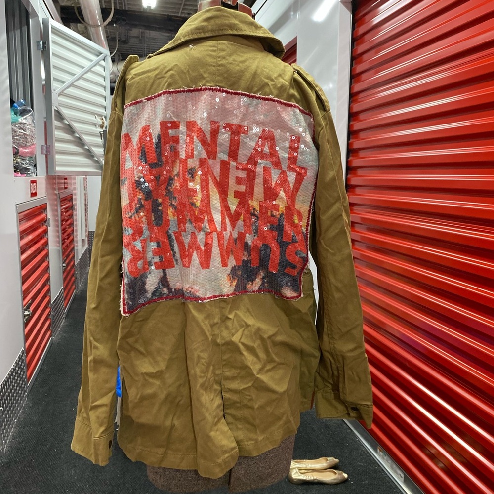 Pull&Bear Khaki Military Field Jacket